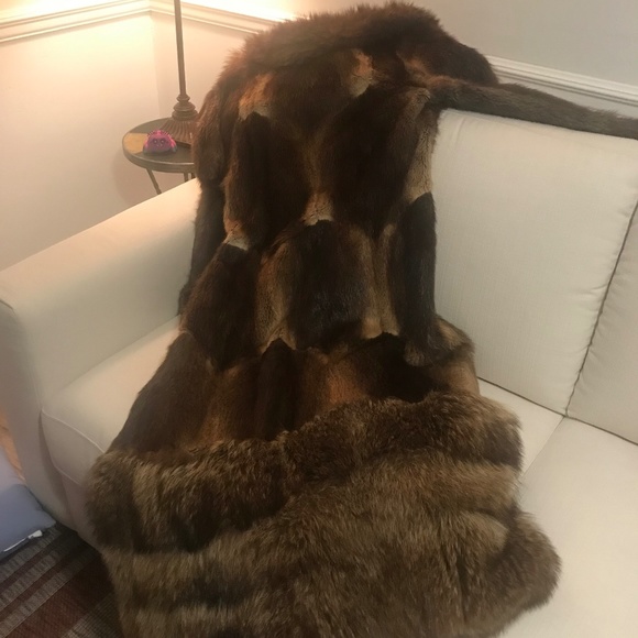 Full length Rabbit coat - Picture 2 of 5